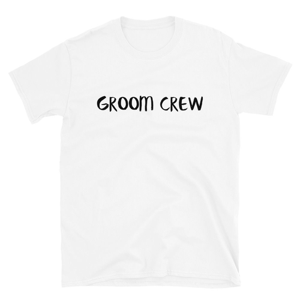 Groom Crew T-shirt White